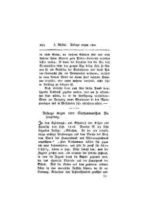 Anfrage wegen einer Niethammerschen Behauptung