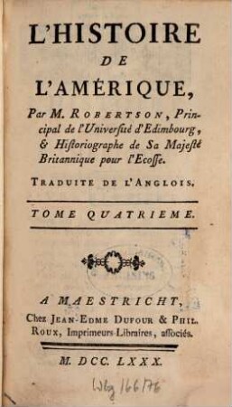 L' Histoire de l'Amérique, 4