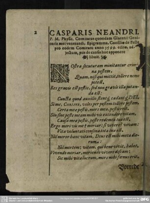Nostra secuturam minitantur crimina pestem, Quam, nisi qui mittit tollere nemo potest