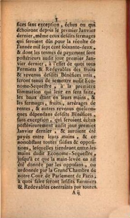 Lettres patentes du roi, concernant l'administration d'une portion des Biens de la Compagnie et Société des Jesuites