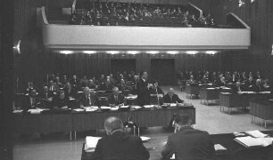 Haushaltsdebatte im Bürgersaal des Rathauses.