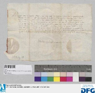 Markgräfin Barbara von Mantua übermittelt der Stadt Nürnberg Quittung über 1000 fl. Leibgeding.