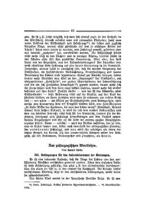 Zur pädagogischen Wertlehre : (Fortsetzung)