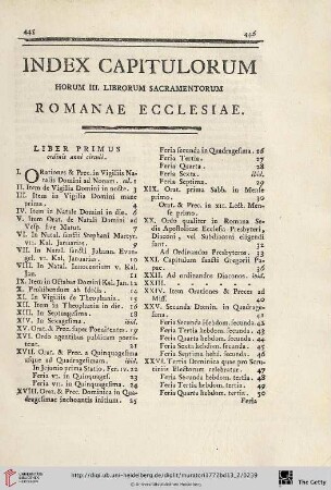 Index capitulorum