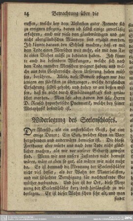 Widerlegung des Seelenschlafes