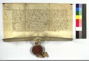Dietrich v. Cleen bestellt, weil er zum D.O. Meister ernannt ist, den Komthur zu Flörsheim Daniel v. Lauerbach zum Statthalter der Ballei Marburg.
