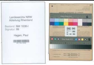Entnazifizierung Paul Hagen , geb. 29.06.1911 (Polizist)