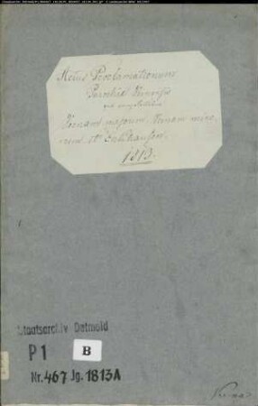 Zivilstandsregister der katholischen Gemeinde Verne, Kreis Büren (A 1813) (Gemeinde: Katholische Gemeinde Verne)