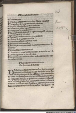 Tractatus de usuris