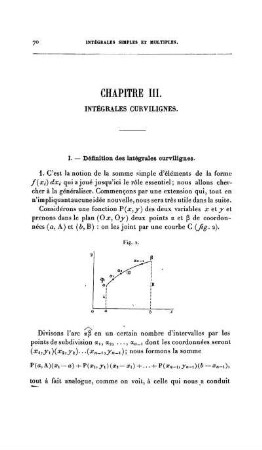 Chapitre III. Intégrales Curvilignes.
