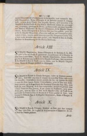Article VIII.