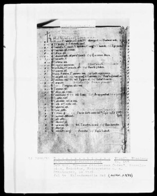 Hs. 653 & Braune Ottobeurer Codex & Necrologium Computus & fol 5v
