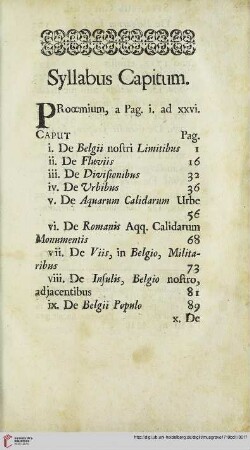 Syllabus capitum