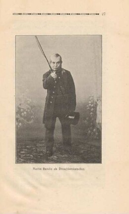 Martin Bendix als Droschkenkutscher