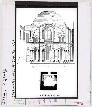 Köln: St. Georg, Schnitt