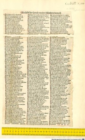 Ein huebscher spruch von der Schlacht zu dornach. : Got heiliger geist jm himelrych...