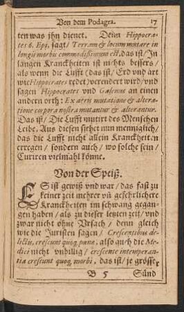 Von der Speiß.