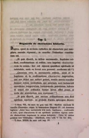 De charactere indelebili, qui ex romano-catholicae ecclesiae doctrina in ordinis sacramento in anima imprimitur : dissertatio inauguralis