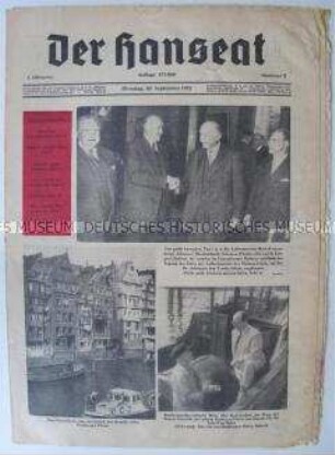 Hamburger Monatszeitung "Der Hanseat" u.a. über den Hafen