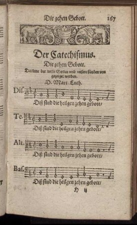 Der Catechismus. Die zehen Gebott