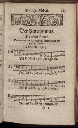 Der Catechismus. Die zehen Gebott