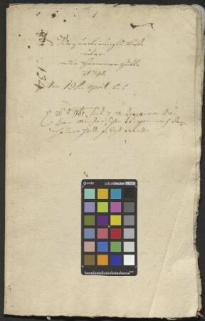 Einquartierungsliste über die Hammerhütte vom 13. April, 15. und 17. November sowie 18. Januar 1796; Verlegung von Dragonern Münsterischer Truppen auf die Hammerhütte am 26. November 1795