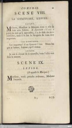 Scene VIII. La Comtesse, Lepine