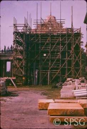 Potsdam, Park Sanssouci, Umgebung Neues Palais, Communs.