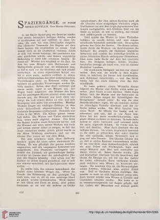 8: Spaziergänge : in Form einer Novelle