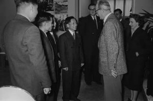 Empfang von Johannes Dieckmann von der vietnamesischen Messedelegation