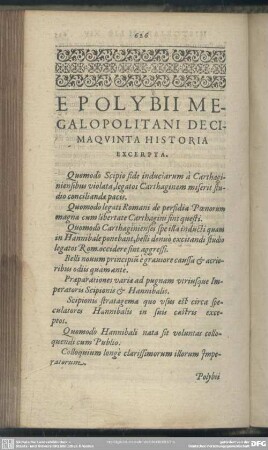 ... Decima Quinta Historia Excerpta