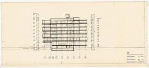 Technische Universität Berlin Technische Chemie (Franz-Fischer-Bau): Längsschnitt, 1:200