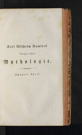 Zweyter Theil.