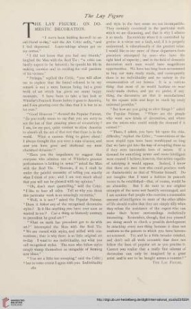 The lay figure: on domestic decoration