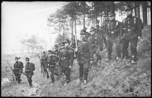 Dresden. Königlich Sächsisches Schützen-(Füsilier-) Regiment No.108 - Im Vorgehen