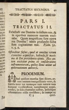 41-84, Tractatus II.