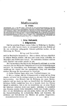 Mathematik