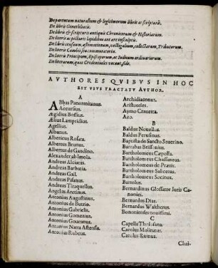 Authores Quibus In Hoc Est Usus Tractatu Author
