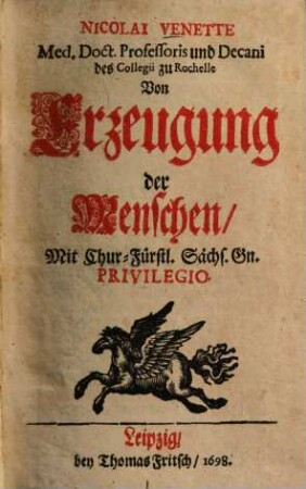 Von Erzeugung der Menschen