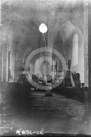 Langhaus der Kirche St. Petri in Karmel