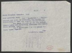 Brief an Heinrich Dessauer : 20.02.1915
