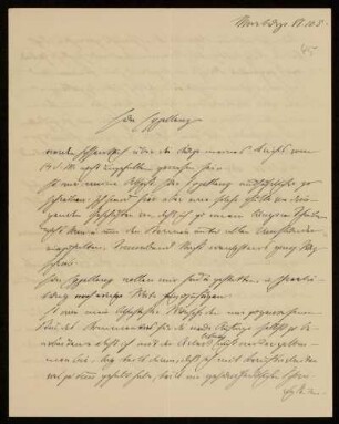 45: Brief von Fritz André an Gottlieb Planck, Marburg, 17.10.1905