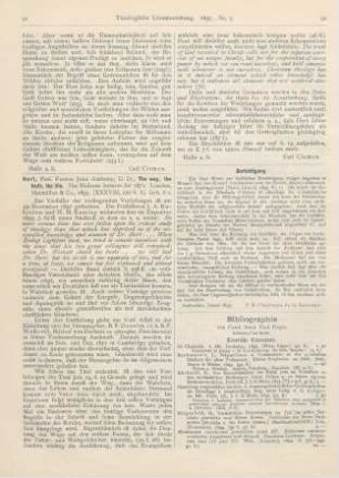 91-92 [Rezension] Hort, Fenton John Anthony, The way, the truth, the life. The Hulsean lectures for 1871