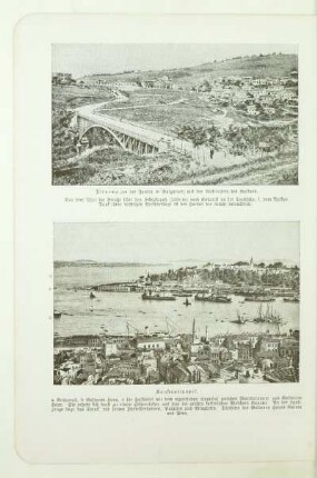 Tirnowa (an der Jantra in Bulgarien) mit den Ausläufern des Balkans