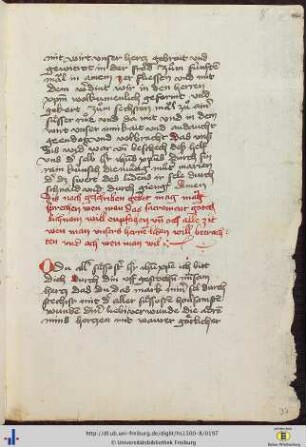 [97r - 98r] Gebet zum Abendmahlsempfang aus dem Stimulus amoris maior I (Dt. Übertragung des Transfige).