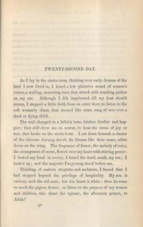 Twenty-second day
