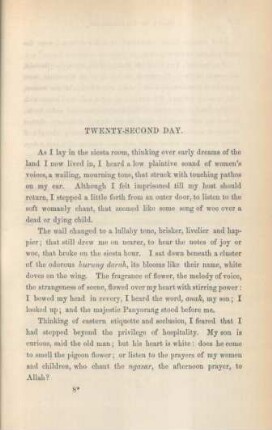 Twenty-second day