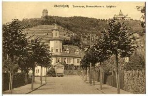 Radebeul. Oberlößnitz - Bismarckturm und Spitzhaus, Turmhaus