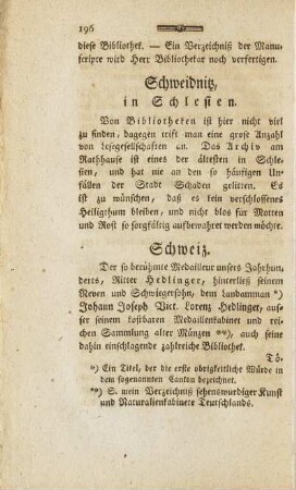 Schweidnitz, in Schlesien.