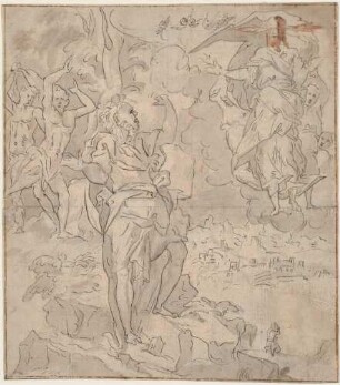 Gottvater erscheint Abraham (?)